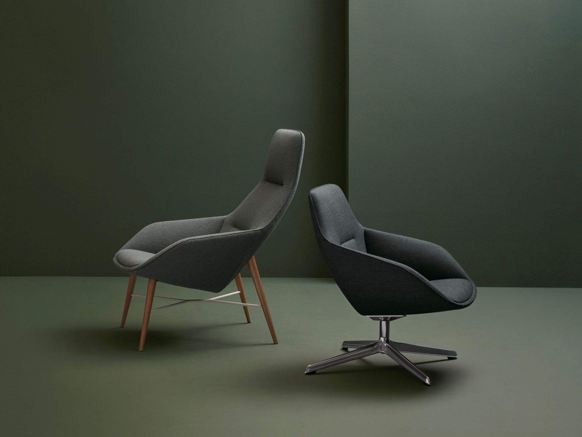 4-спицевое вращающееся кресло с подлокотниками Brunner ray soft ARCH-00110103 - Вид №2