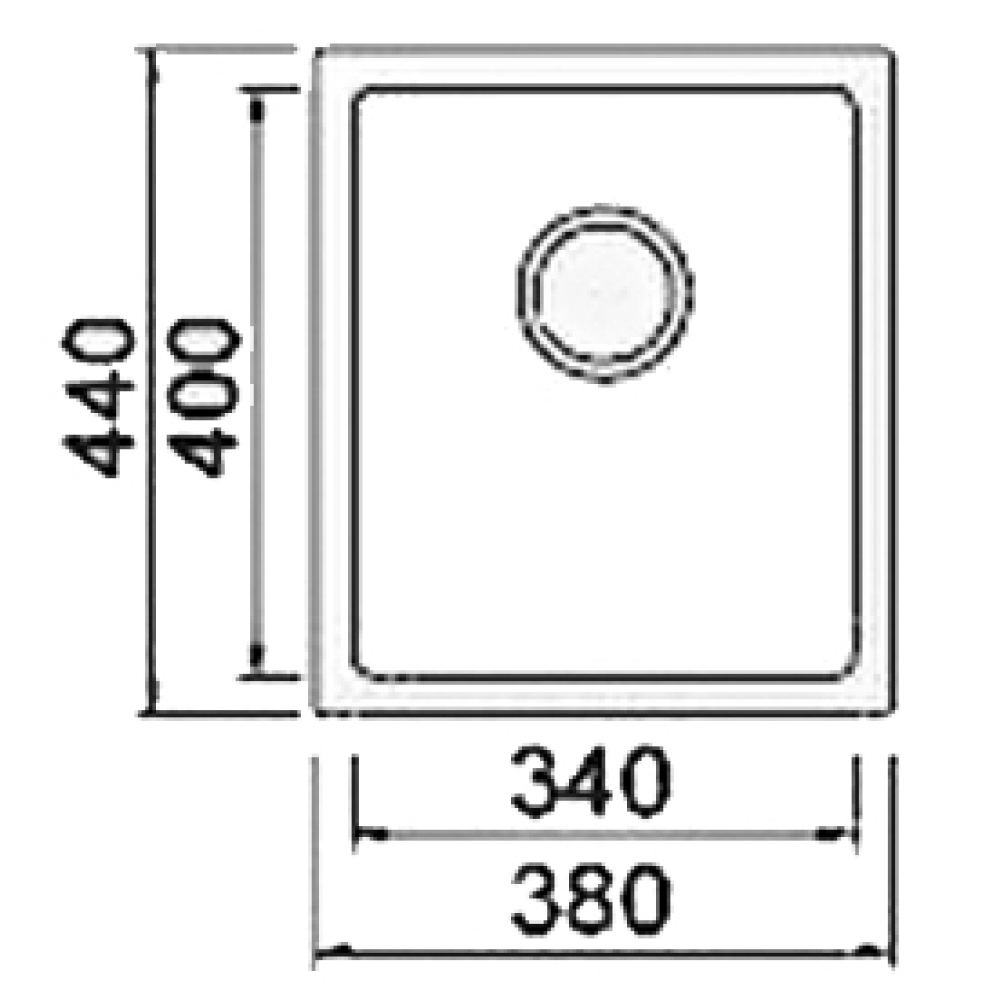 Кухонные мойки Eco Roma SMR-4438A-RB.A SEAMAN  - Вид №1