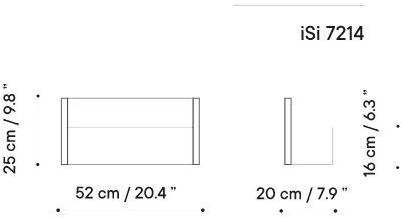iSimar Низкий прямоугольный горшок из оцинкованной стали Esther & tonin Isi 7214  - Вид №8