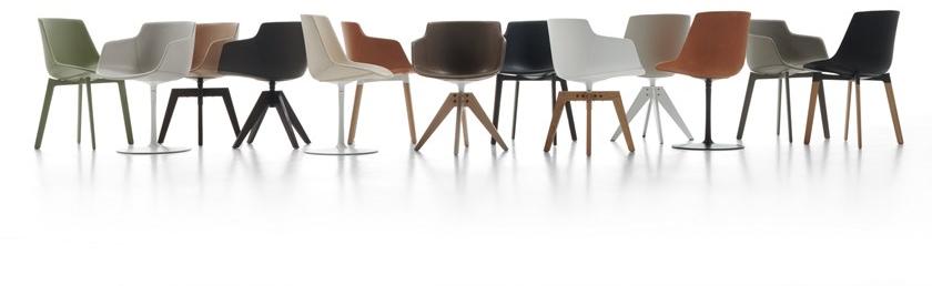 MDF Italia Мягкое кожаное кресло Flow sun-id-1351046 - Вид №7