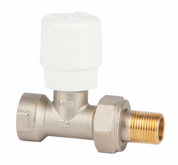 GENEBRE 70152 04 40 Ручной прямой радиаторный клапан для стальной трубы с системой GE  - Вид №1