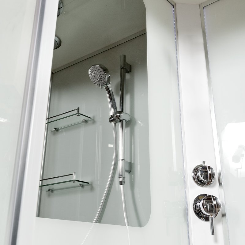 L 890 N с гидромассажем BLACK Душевая кабина DETO Серия L А01 с гидромассажем - Вид №17