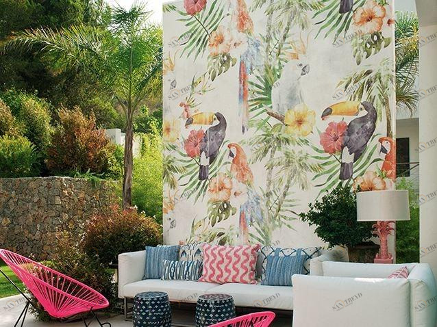 Wall&decò Тропические уличные обои Out system 16 sun-id-1374042