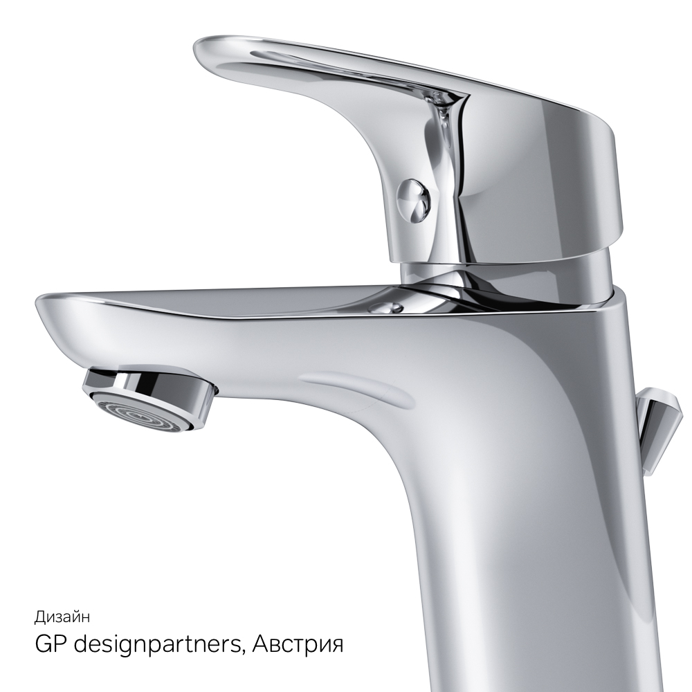 F8082116 смеситель для умывальника с донным клапаном излив 105 мм хром шт AM.PM Like - Вид №8