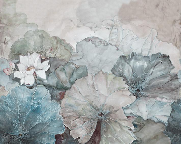 Wall&decò Водонепроницаемые обои из стекловолокна с цветочными мотивами Wet system 16 sun-id-1446600 - Вид №2