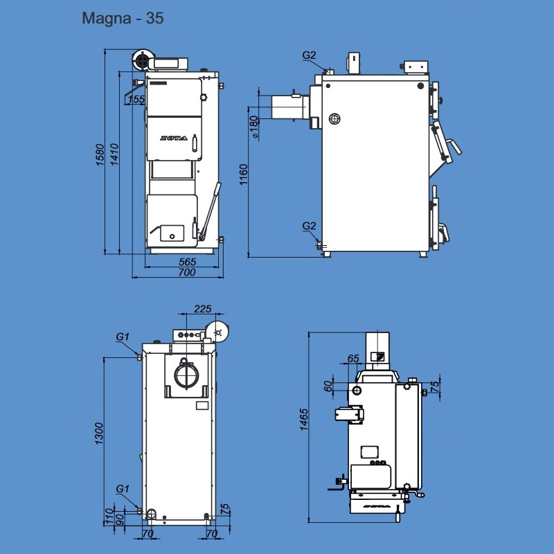Котел отопления  ZOTA Magna 35 MAGNA35 - Вид №8