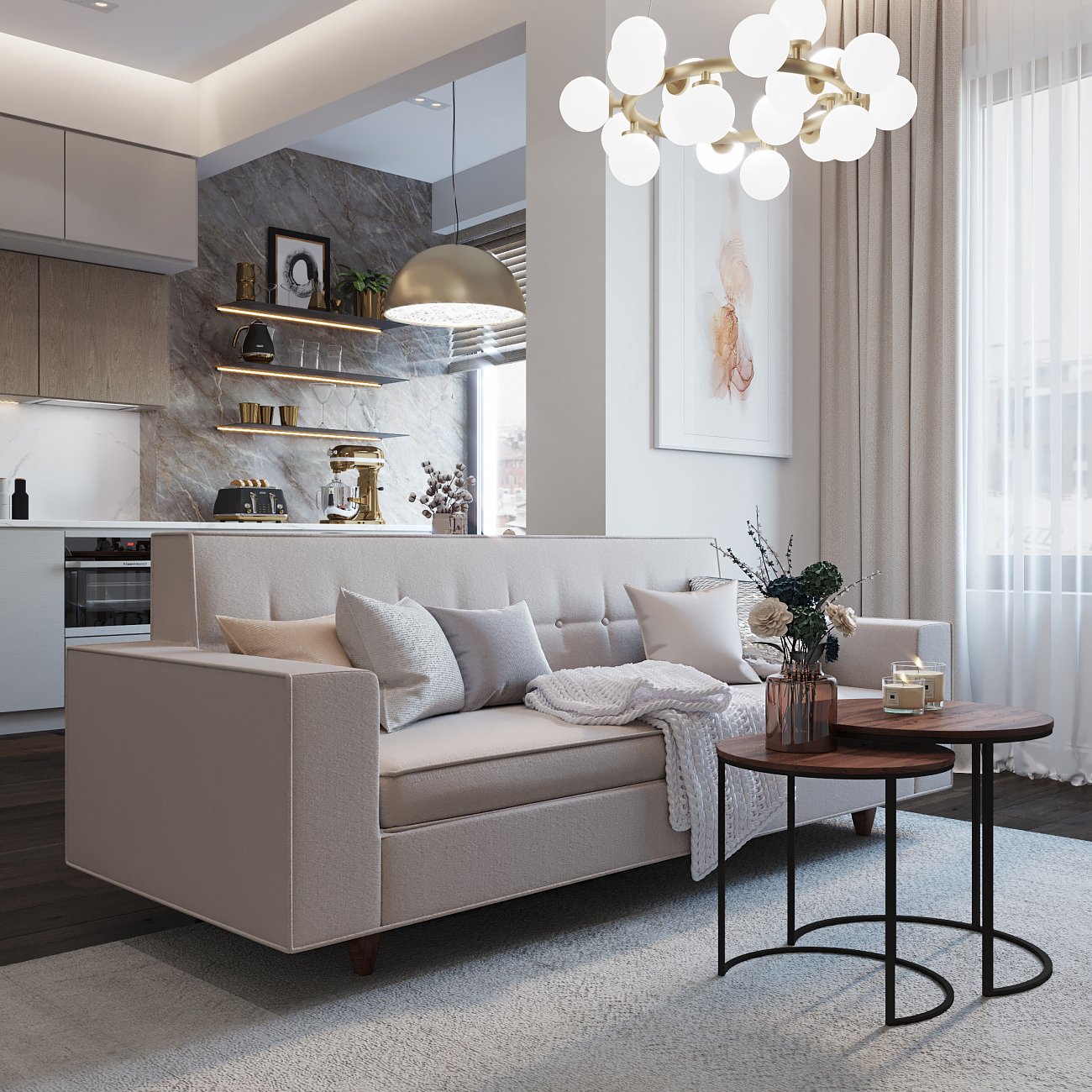 Подвесная люстра Ideal Lux Copernico SP20 Nero IDEAL LUX ДИЗАЙНЕРСКИЕ, COPERNICO 313629 Белый  - Вид №5