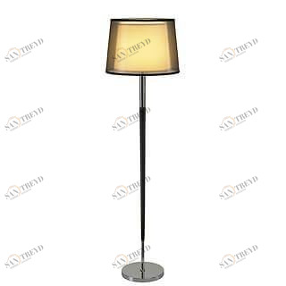 Торшер с абажуром 166х46 см черный Bishade 155652 SLV BISHADE 00-3889415 Черный 