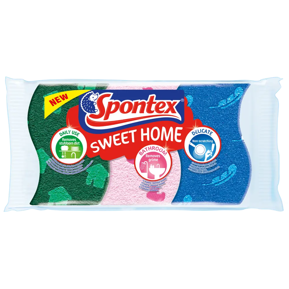 Набор губок Spontex Sweetome 3 шт. 84177021 STLM-2116574  - Вид №1