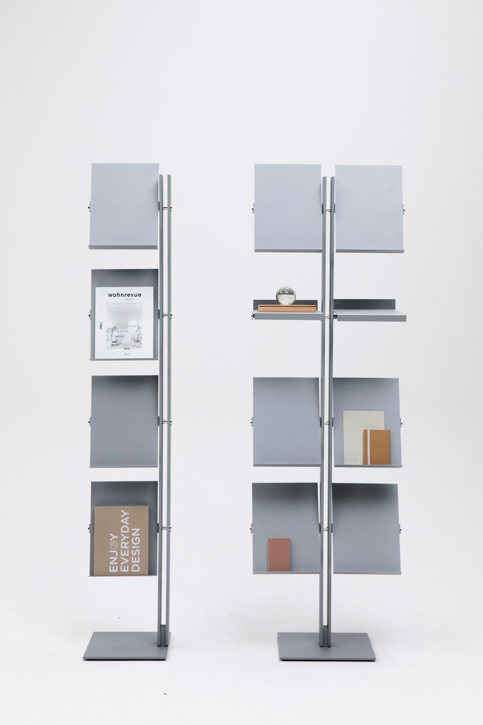 Стальная стойка для журналов с порошковым покрытием Cascando FLEXXIBLE SINGLE ARCH-00088073 - Вид №1