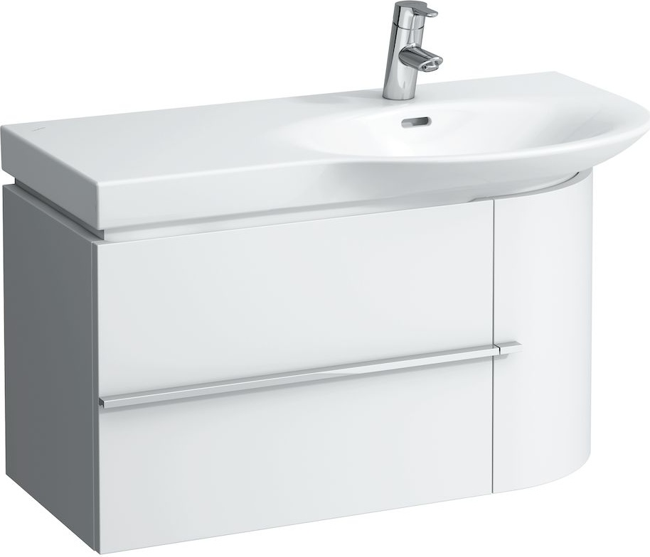 H4015020754751 Шкафчик под раковину с компактным сифоном и системой мягкого закрывания для раковины со столешницей слева 816701 с двумя ящиками LAUFEN PRO