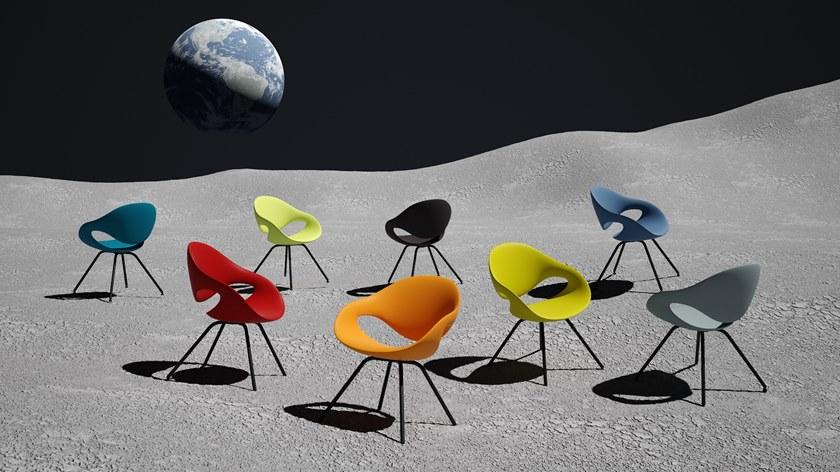 Tonon Стул из пеноматериала с металлическими салазками Moon 908.91 - Вид №17