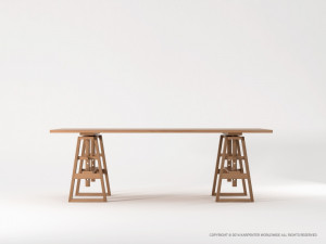 42_130 Обеденный стол Karpenter Trestle