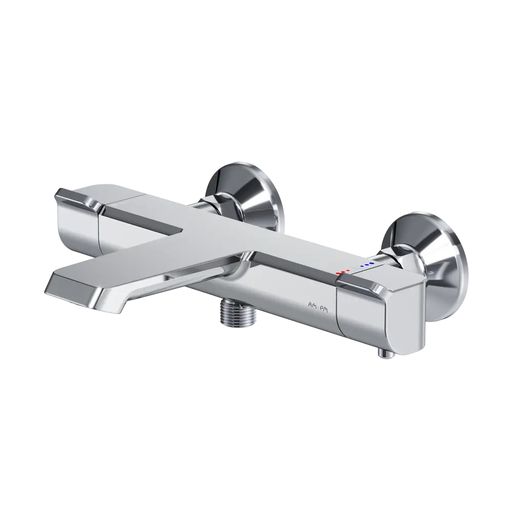 Термостатический смеситель AM.PM Flash для ванны с хромированным покрытием 87812813 STLM-0988150