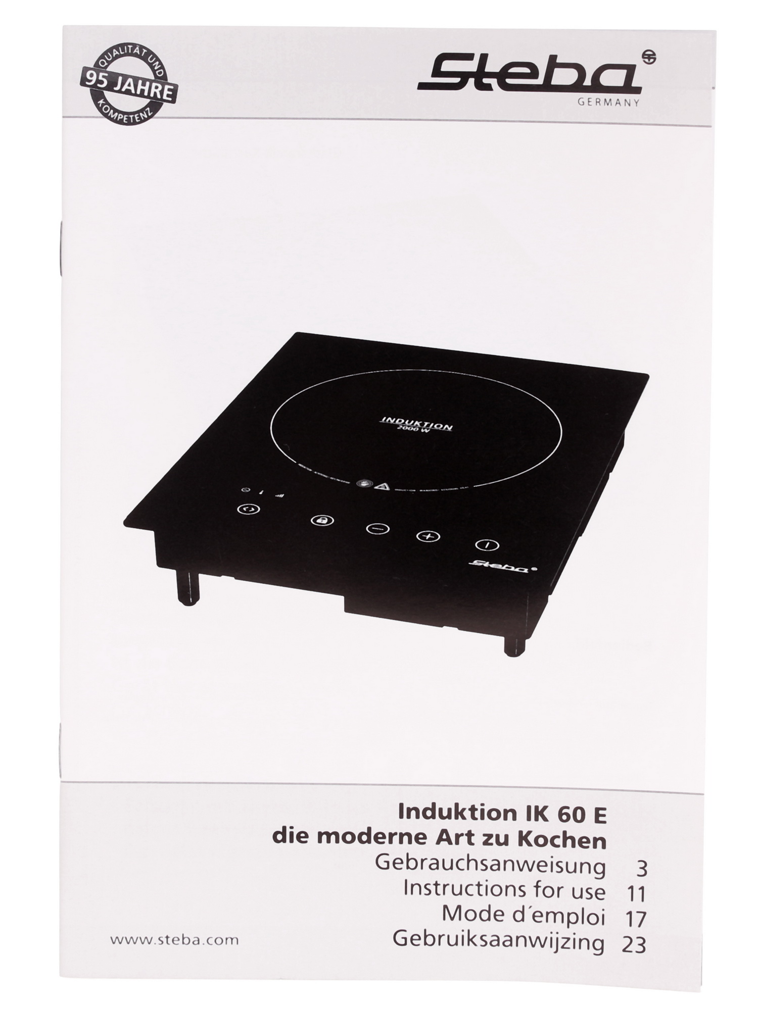 1030755 Плита компактная электрическая Steba IK60E черный STDN-0013107 - Вид №7