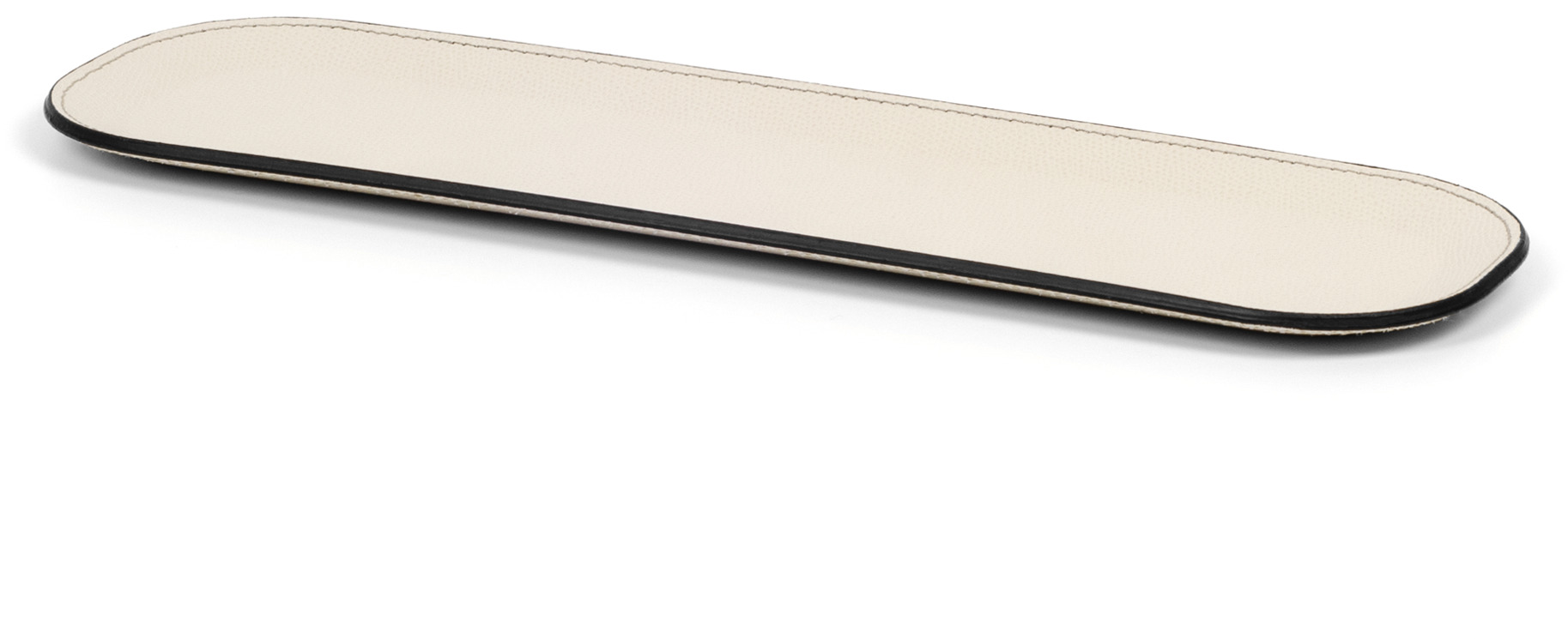 Victor Поднос для мелочей - 11x29 см / зернистая кожа_черный