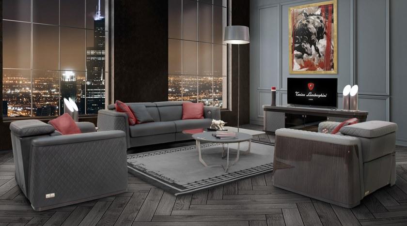 Tonino Lamborghini Casa Кресло Relax из оленьей кожи с подставкой для ног Park avenue sun-id-1481135 - Вид №2