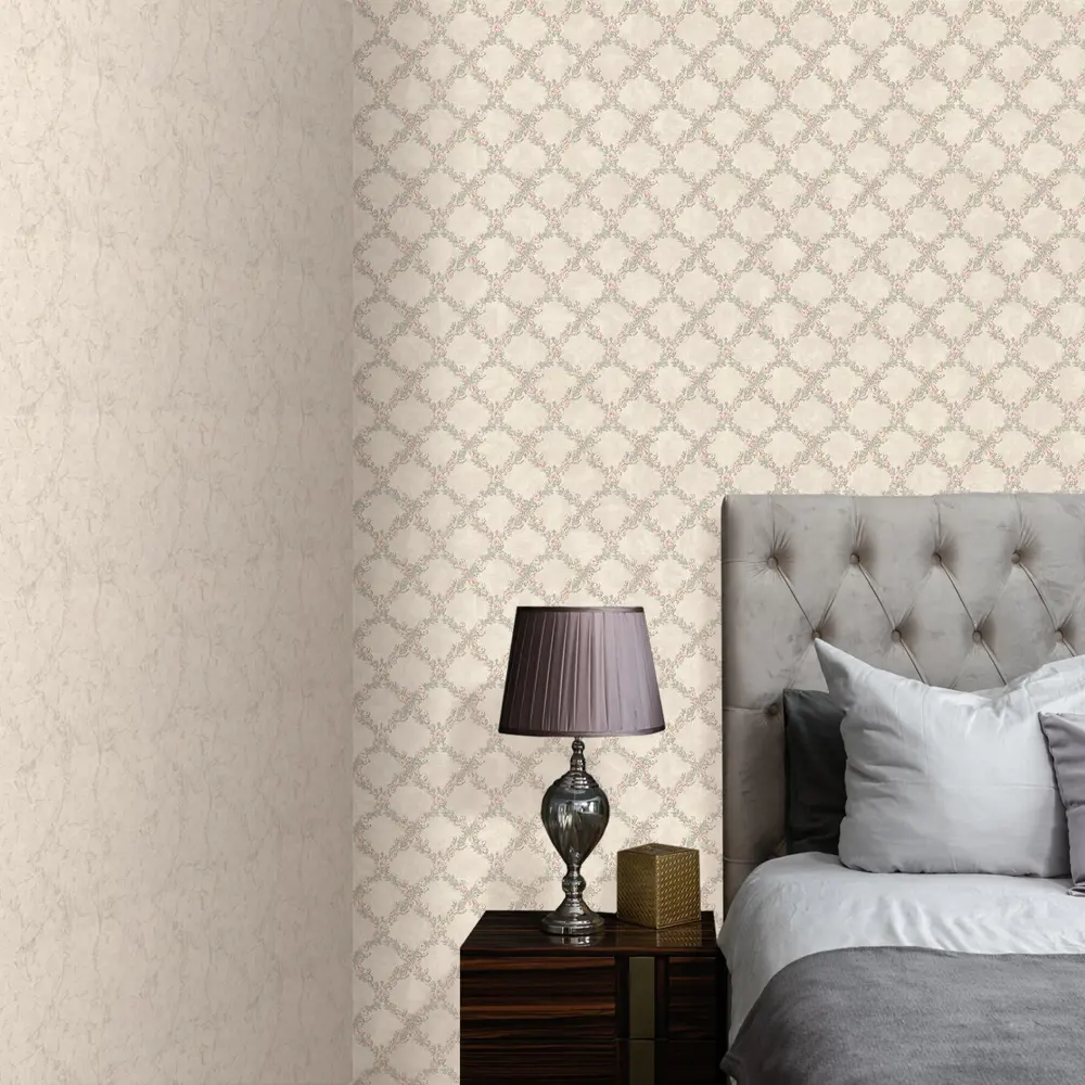 Обои флизелиновые Euro Decor Esta бежевый 1.06 м ED7192-21 86447988 STLM-2002980 - Вид №3