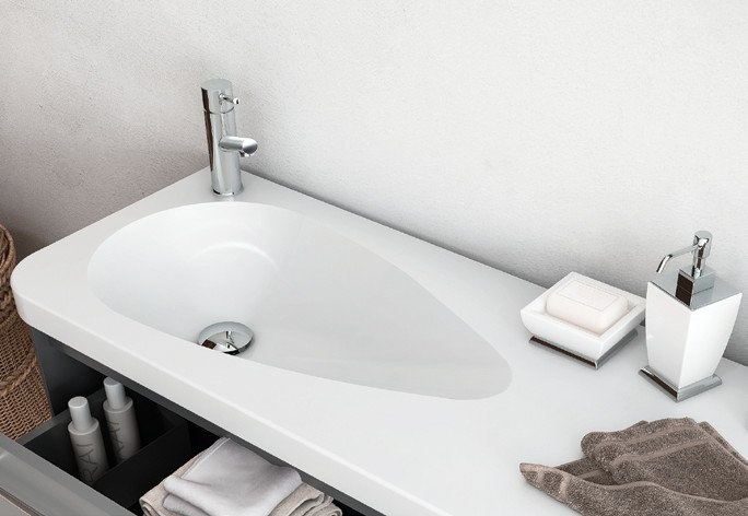 TP120-00CB00E-0000 Раковина TP120 мебельная (45*120 см) Creavit  - Вид №1