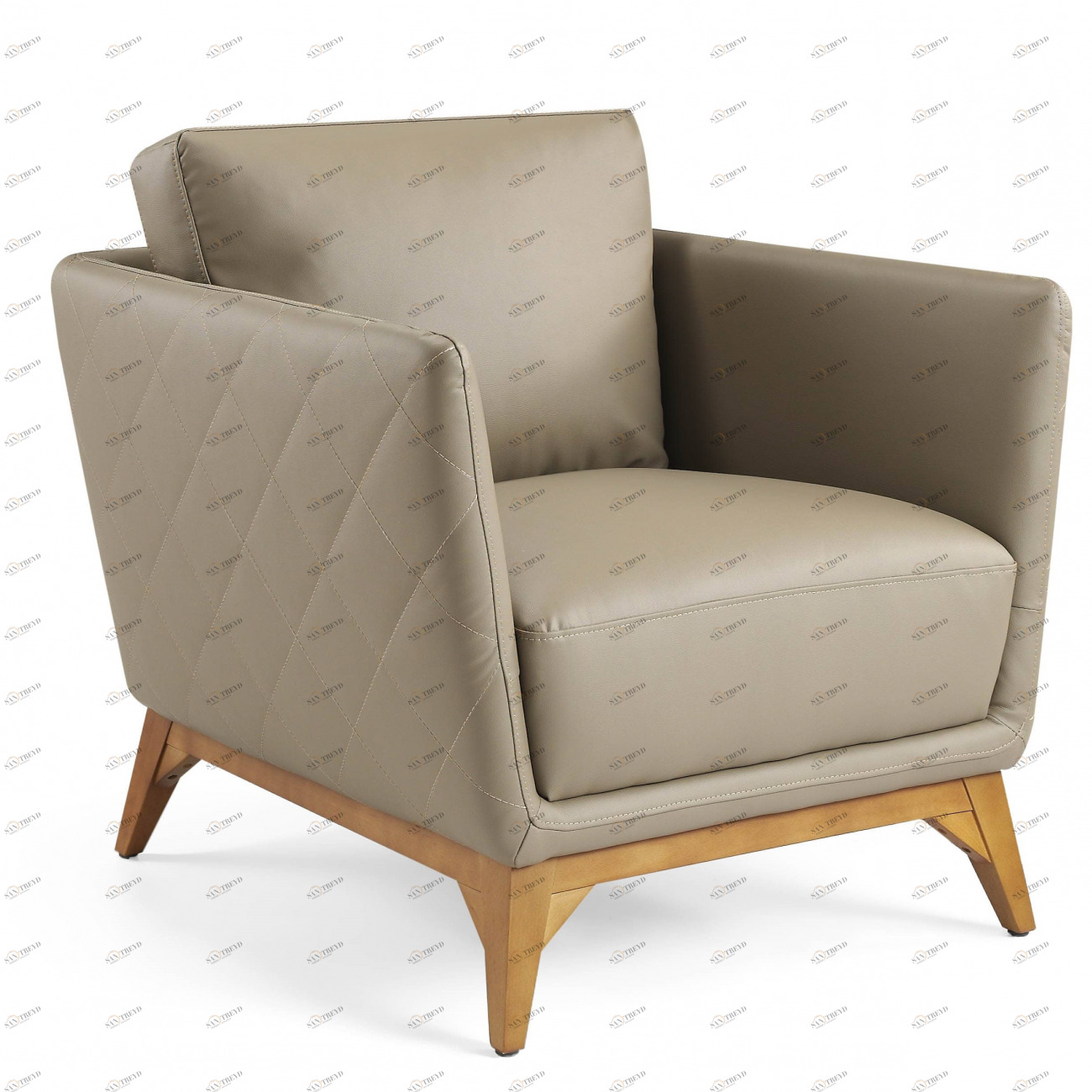 Кресло Nobleza от Angel Cerda серое ANGEL CERDA ДИЗАЙНЕРСКИЕ 146902 Коричневый 