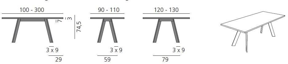 more Прямоугольный деревянный обеденный стол Tosh sun-id-1389230 - Вид №5
