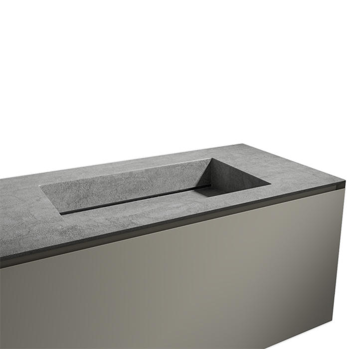 ED-ST29 Edone Встраиваемая раковина Venere ВСТРОЕННЫЙ БАК Интегрированная верхняя часть ванны Venere с отделкой Laminam 