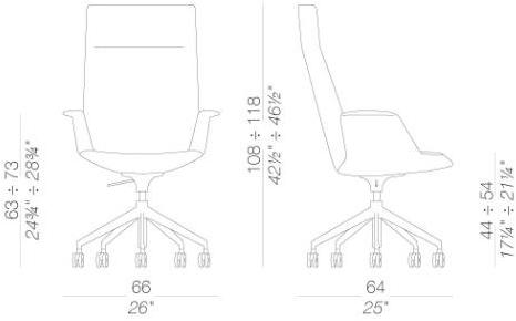 Lapalma Тканевый стул для руководителя с подголовником Uno sun-id-1401813 - Вид №5