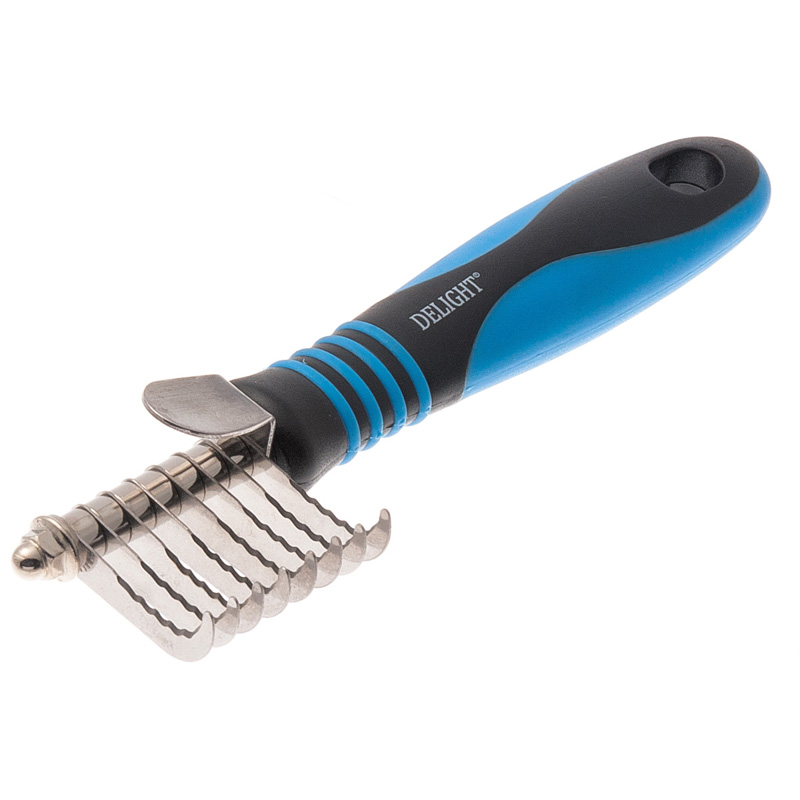 ПР0049836 Колтунорез боковой "мини" 8 лезвий загнут 4308208N DeLIGHT 