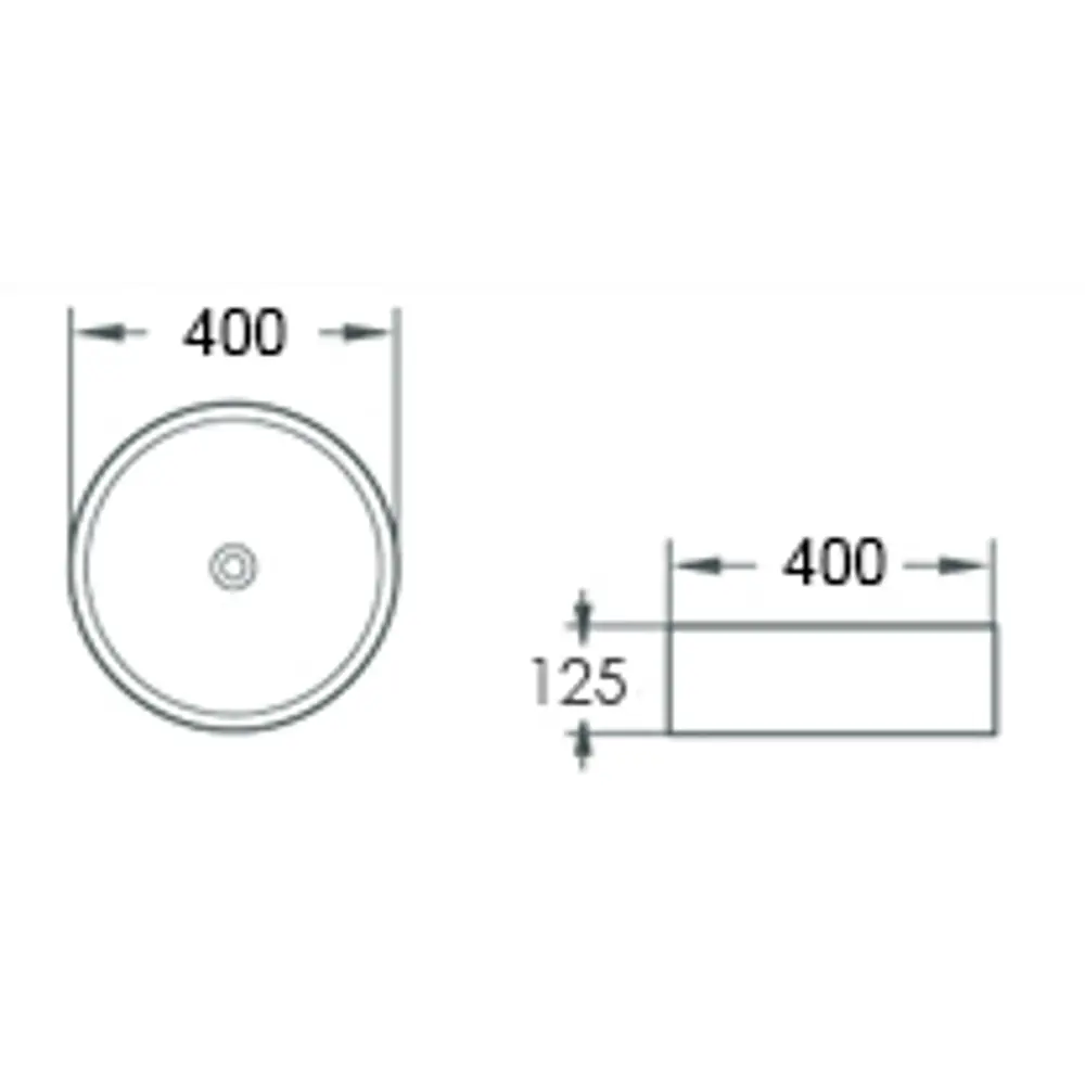 Раковина Culto Andi накладная 40.5 см цвет серый матовый STLM-2204164 - Вид №5
