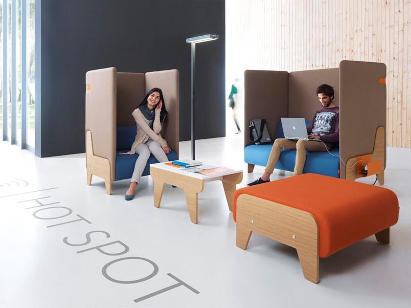 Mikomax Smart Office Акустическое кресло из ткани с высокой спинкой Chillout sun-id-1424368 - Вид №3