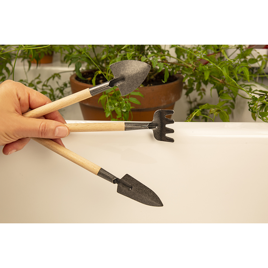 CD523 Набор инструментов для декоративных растений mini garden 3 предмета Kikkerland  - Вид №3
