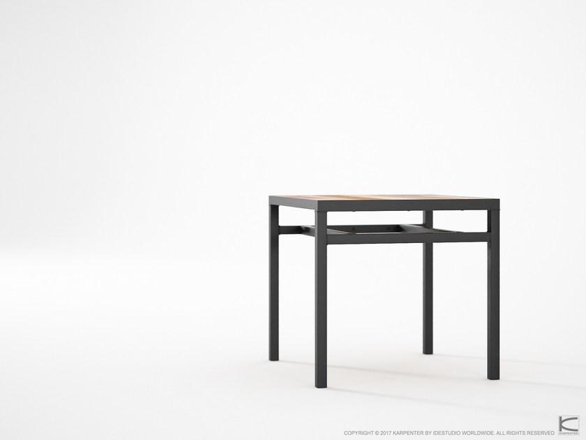 KARPENTER Низкий квадратный журнальный столик Planke Pk03 - Вид №1