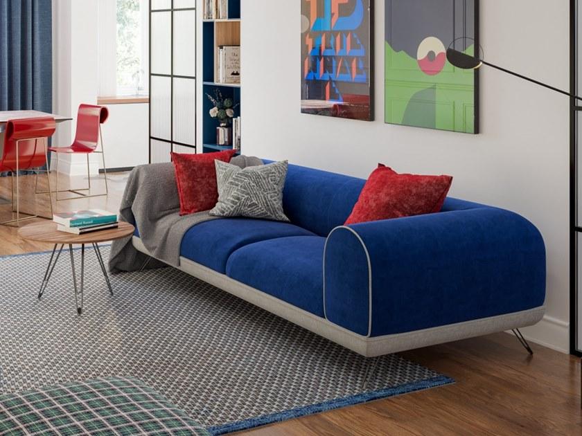 Liu Jo Living Collection 3-х местный тканевый диван Urban fan Lsd - Вид №1