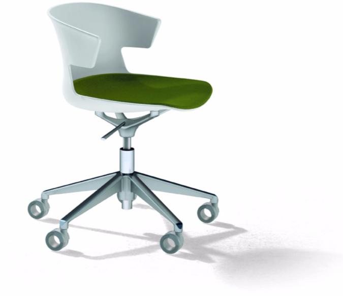 Quadrifoglio Офисное кресло с 5 спицами на колесиках Cove sun-id-1447610 - Вид №1