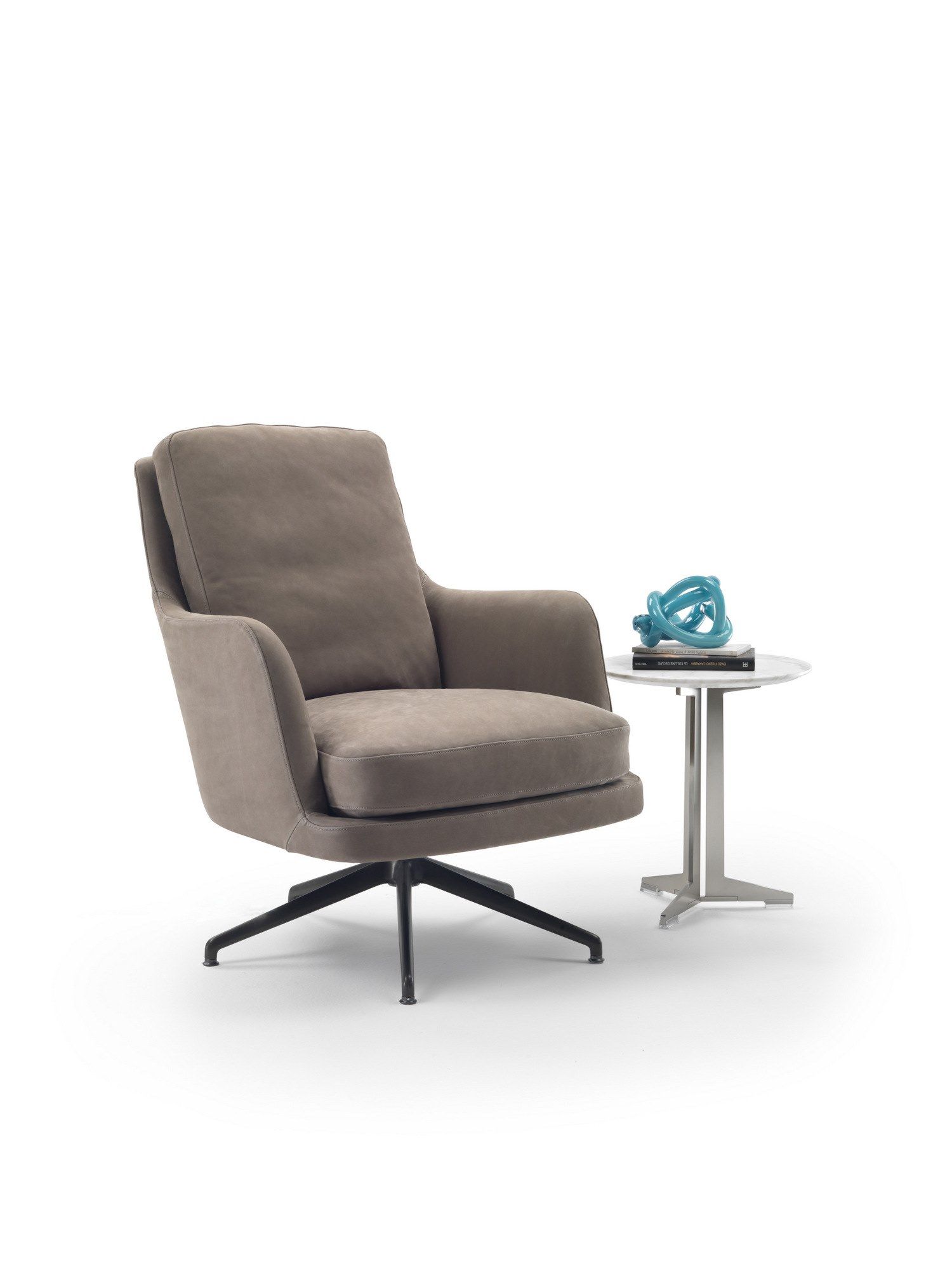 Тканевое вращающееся кресло с подлокотниками Flexform Marley ARCH-00108456 - Вид №1