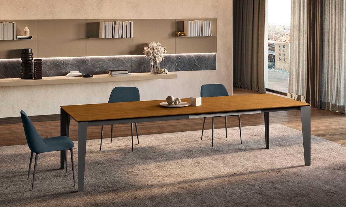 Прямоугольный выдвижной стол из шпона Febal Casa SEATTLE ARCH-00042188 - Вид №1