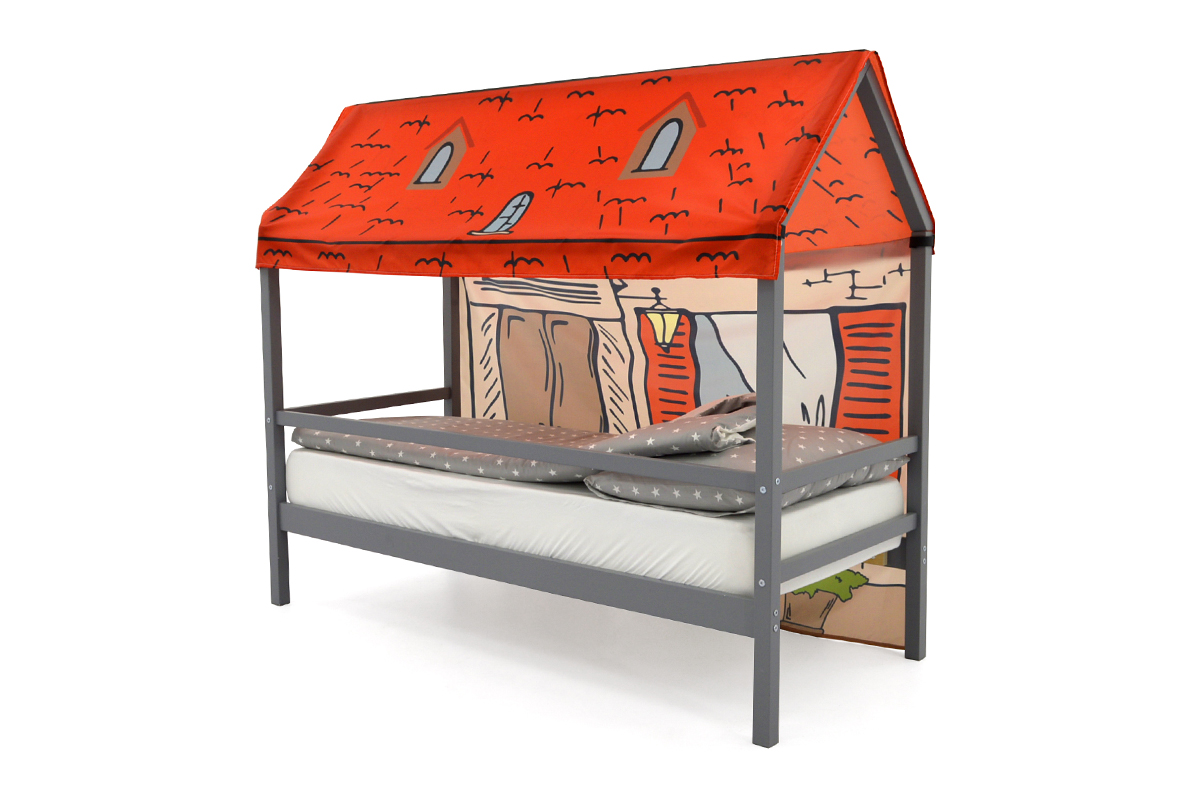 Накидка для кровати-домика Svogen игровая "Домик Дракулы" БЕЛЬМАРКО  00-3873195 Красный Santreyd  - Вид №2