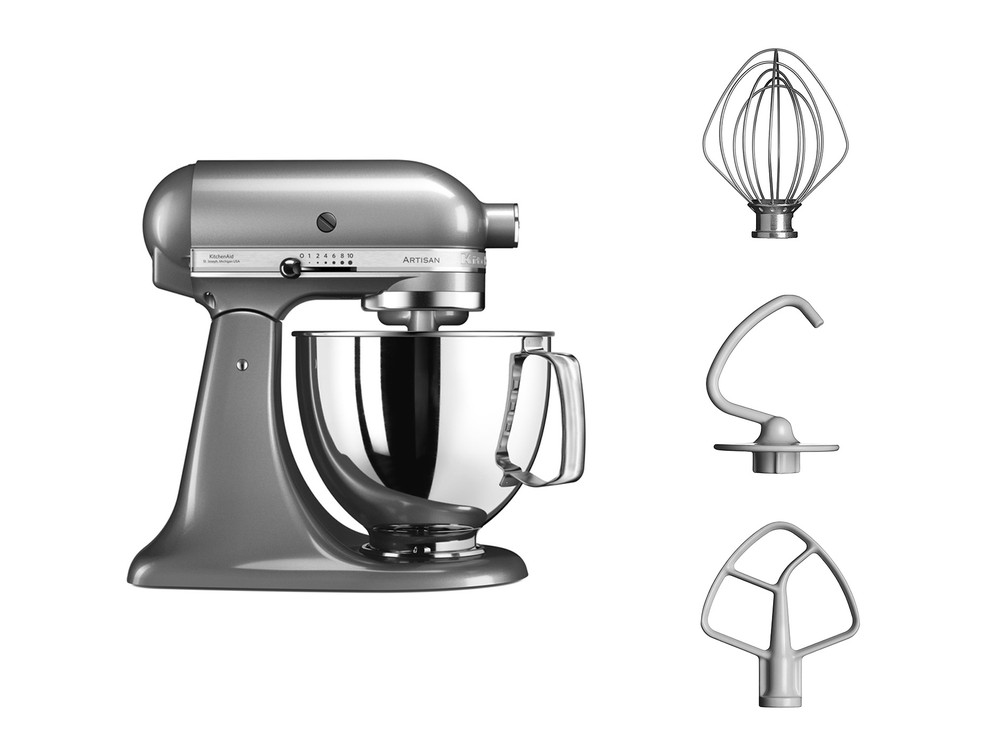 5KSM125 ПЛАНЕТАРНЫЙ С ОТКЛОНЯЕМОЙ ГОЛОВКОЙ 4,8 Л - ARTISAN KitchenAid  - Вид №1