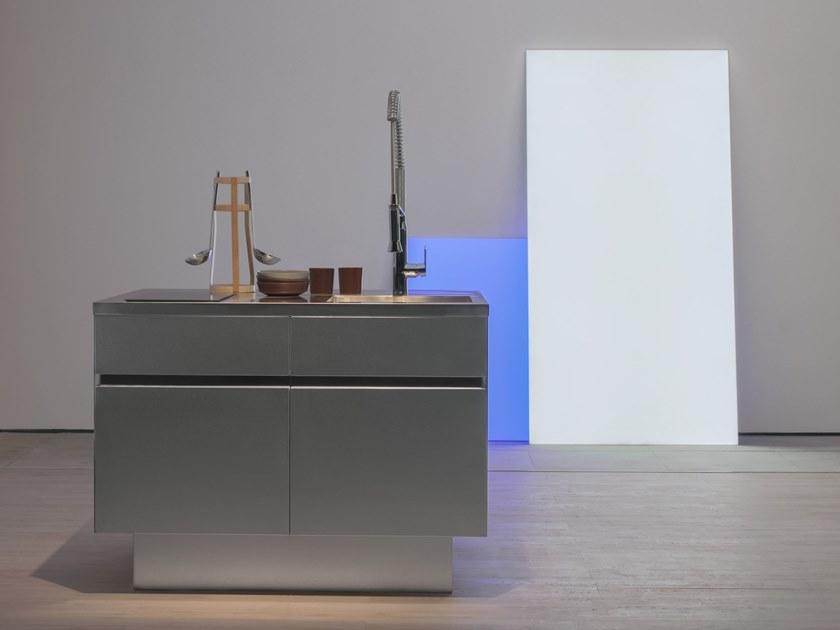 sanwacompany Кухня из нержавеющей стали без ручек sun-id-1485520 - Вид №4