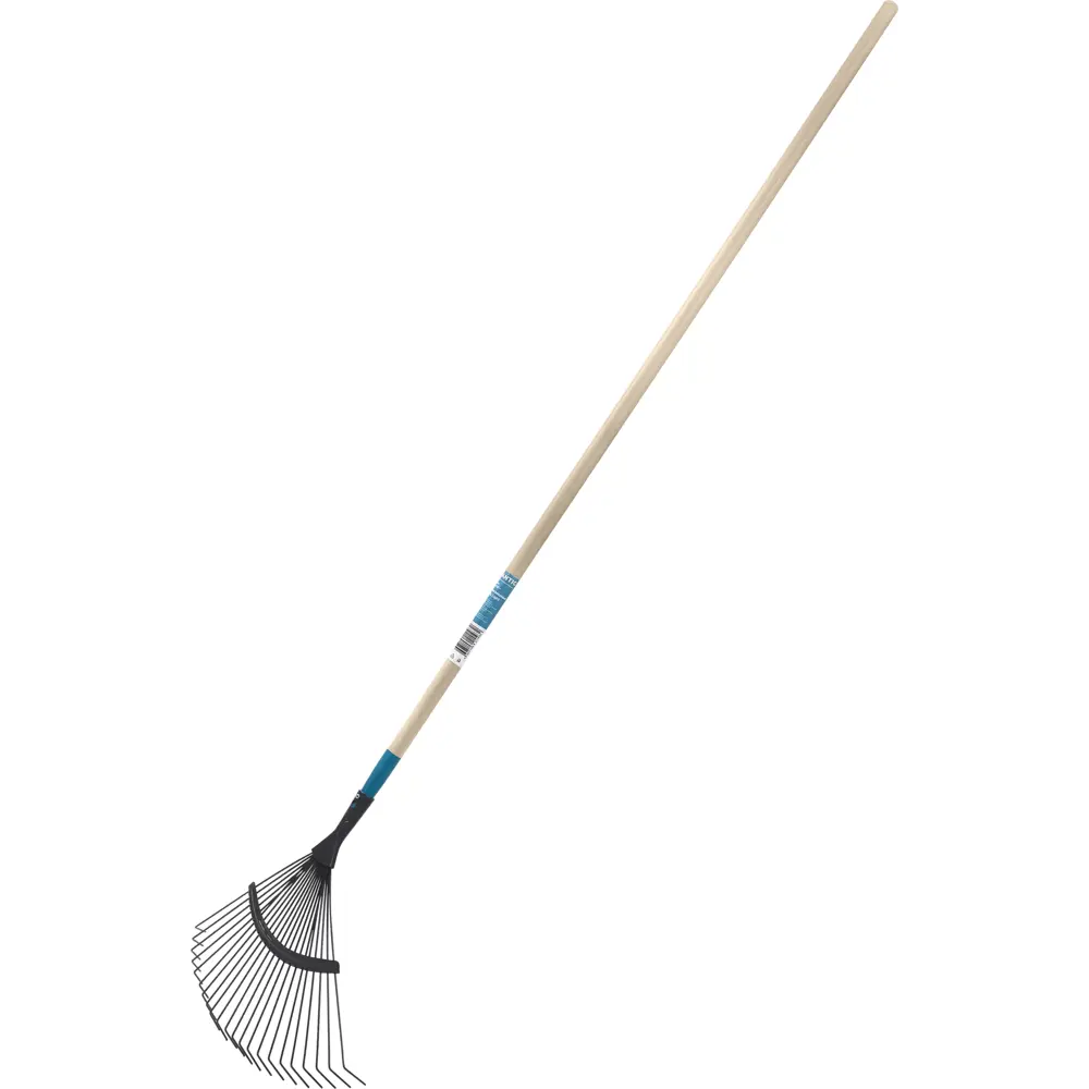 Грабли веерные Fiskars Plantic Light 22 зуба 176 см сталь с черенком 87669468 STLM-2030867 