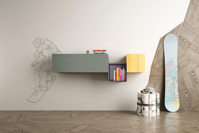 Lago Модульный деревянный книжный шкаф с ящиками 36e8 sun-id-1456158 - Вид №2