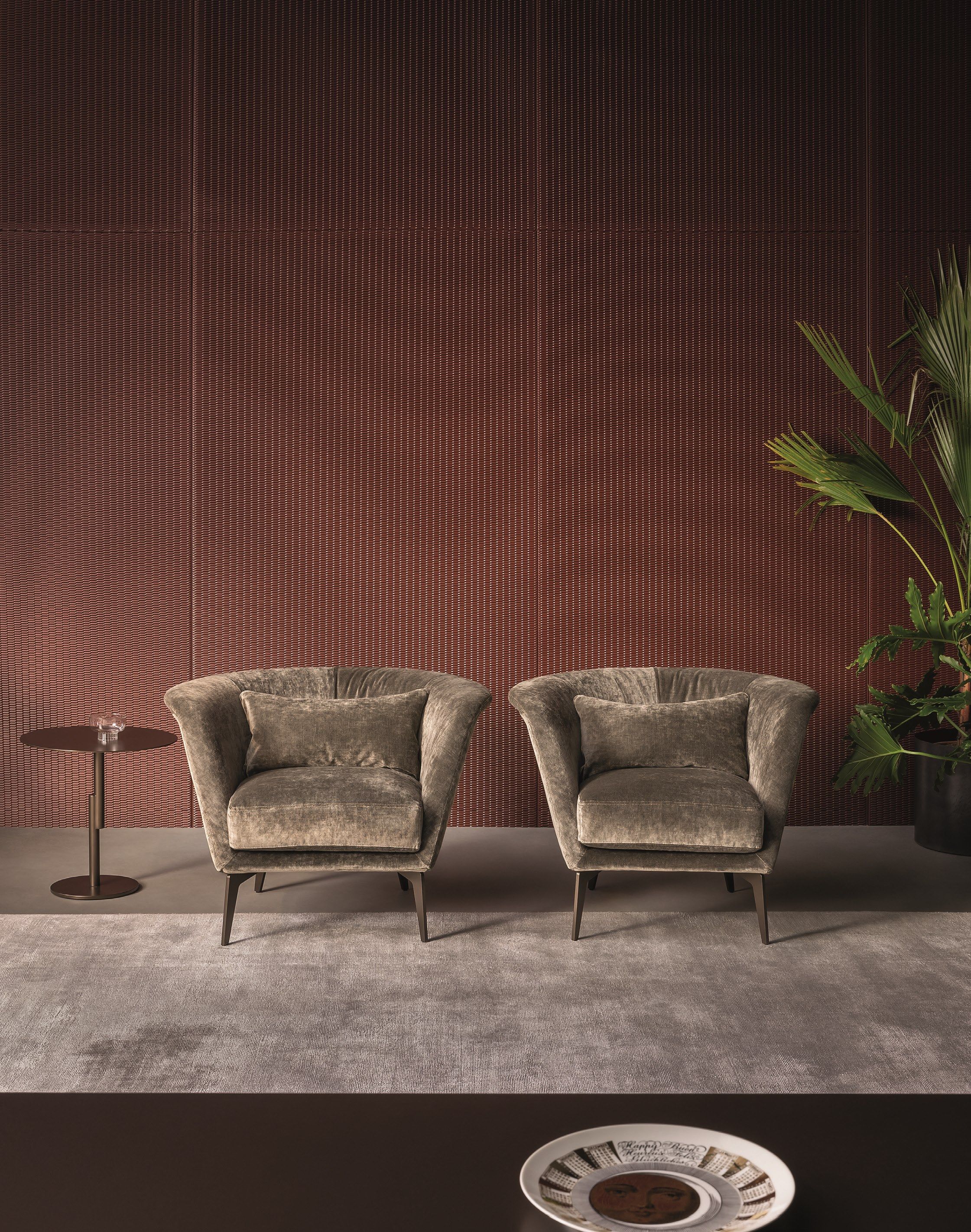 Тканевое кресло с подлокотниками BONALDO Lovy ARCH-00078477 - Вид №2