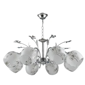 Люстра подвесная «Серенада» КС30066/8P, 8 ламп, 24 м², цвет хром