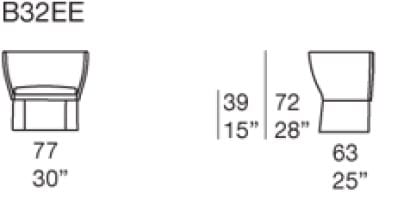 Синтетическое волокно сад стул Paola Lenti Ami ARCH-00133966 - Вид №2