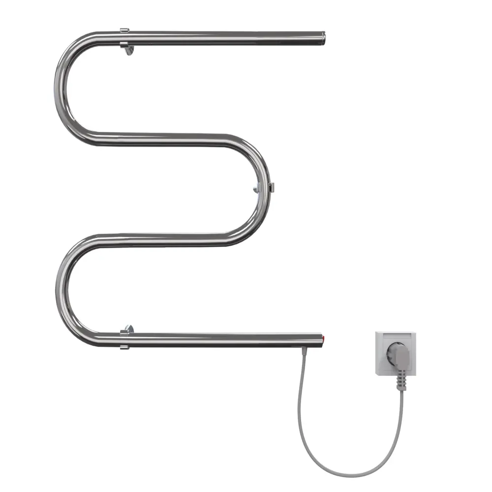 Полотенцесушитель электрический Арго М-Э 50-40 400x500 мм 30 Вт M-образный цвет хром STLM-2065209