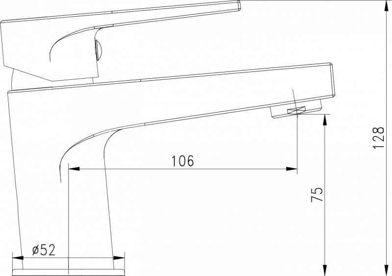 853524M101 CR - Смеситель для раковины Basic  Nizar Martí 1921 Marti 1921  - Вид №15