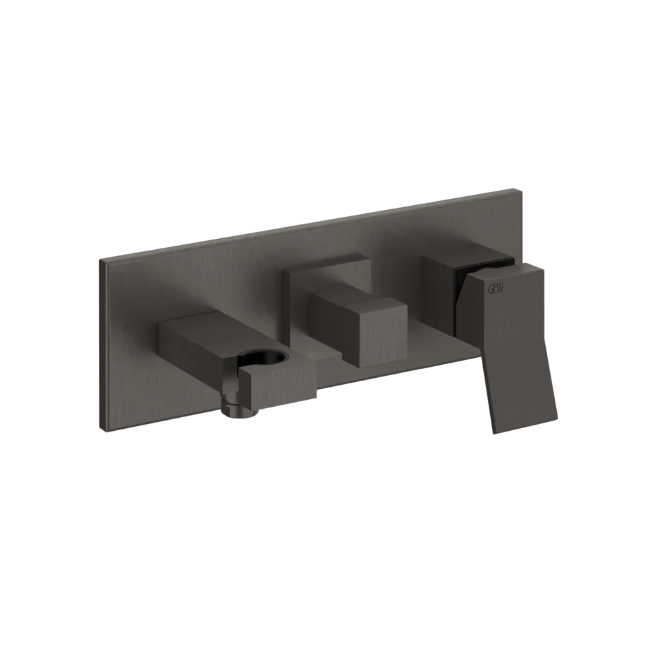 Смеситель для душа 53140 707 Gessi Rettangolo k ЧЕРНЫЙ МЕТАЛЛ BR. PVD 53140707