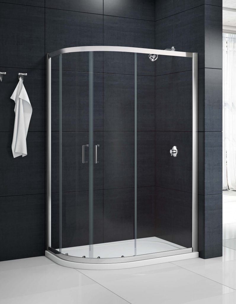 Душевой уголок MB2Q8090 Merlyn MBOX Хромированный 