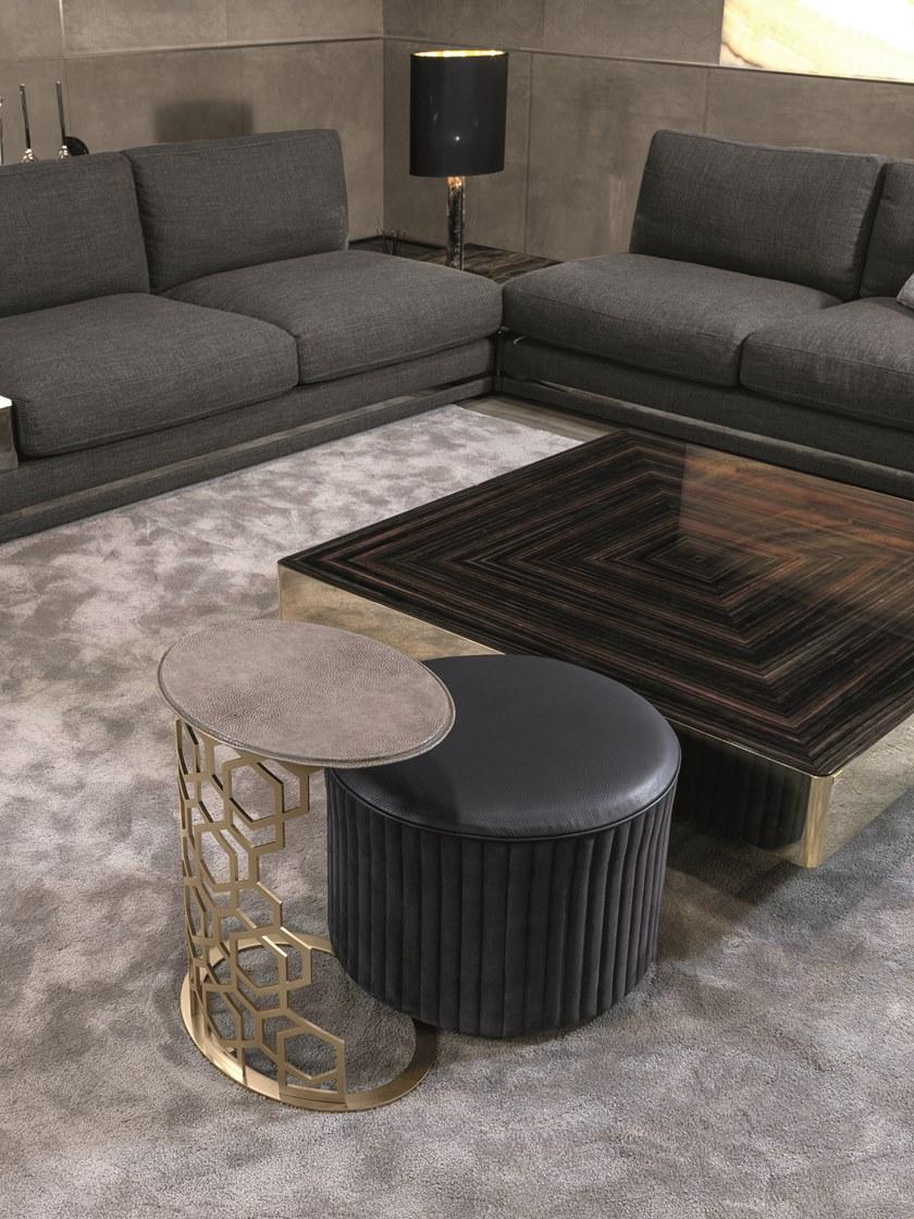 Longhi Пуф из мягкой кожи Loveluxe 2016 – vanity collection X 419 - Вид №1