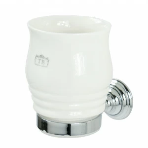 Traditional bathrooms Kingston Zahnputzbecher Tb6325.nk Messing / porzellan